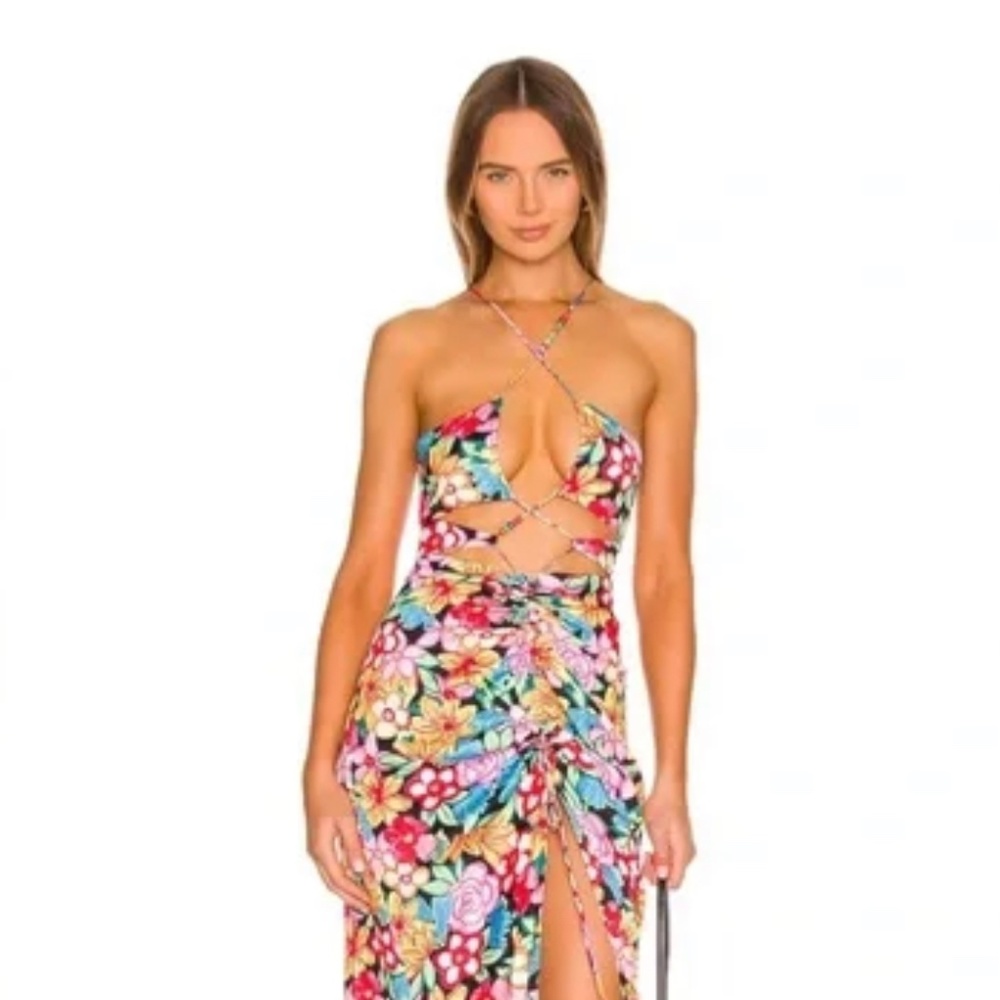 For Love & Lemons Mallory Maxi Dress - Size XS